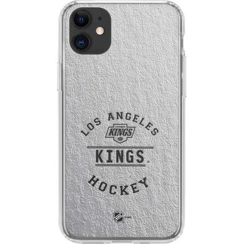 NHL Los Angeles Kings Black Text iPhone 11 Clear Case