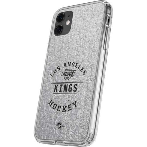 NHL Los Angeles Kings Black Text iPhone 11 Clear Case