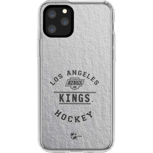NHL Los Angeles Kings Black Text iPhone 11 Pro Clear Case