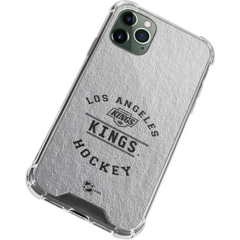 NHL Los Angeles Kings Black Text iPhone 11 Pro Max Clear Case