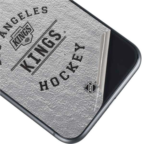 NHL Los Angeles Kings Black Text iPhone 11 Skin