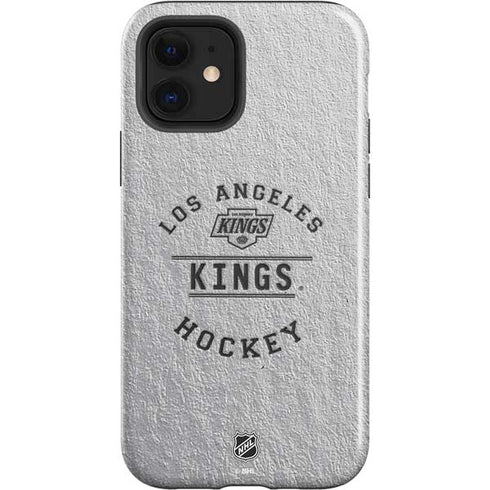 NHL Los Angeles Kings Black Text iPhone 12 Impact Case