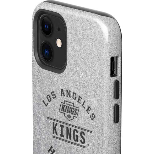NHL Los Angeles Kings Black Text iPhone 12 Impact Case