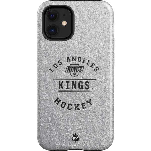 NHL Los Angeles Kings Black Text iPhone 12 Mini Impact Case