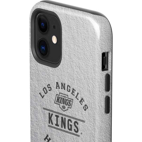 NHL Los Angeles Kings Black Text iPhone 12 Mini Impact Case