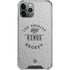 NHL Los Angeles Kings Black Text iPhone 12 Pro Clear Case