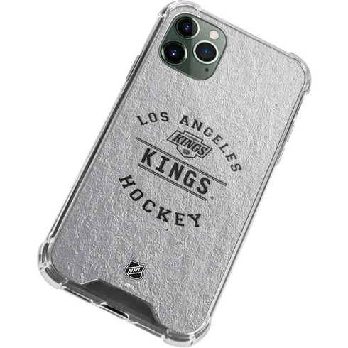 NHL Los Angeles Kings Black Text iPhone 12 Pro Max Clear Case