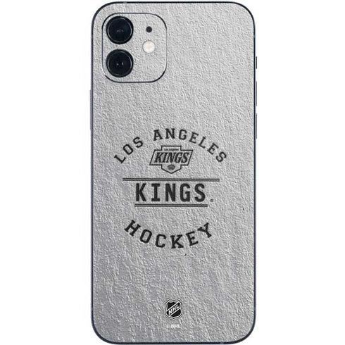 NHL Los Angeles Kings Black Text iPhone 12 Skin