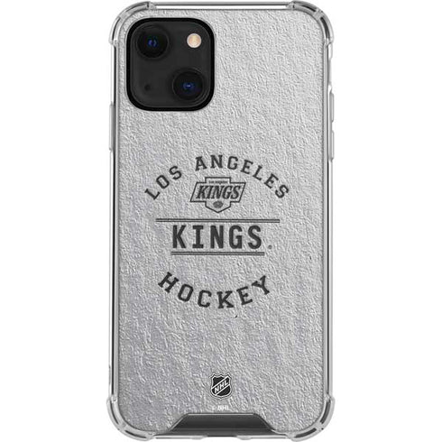 NHL Los Angeles Kings Black Text iPhone 13 Clear Case