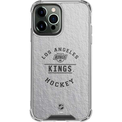 NHL Los Angeles Kings Black Text iPhone 13 Pro Max Clear Case