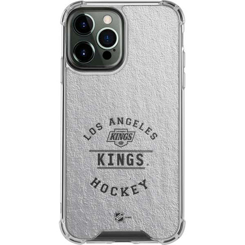 NHL Los Angeles Kings Black Text iPhone 14 Pro Max Clear Case