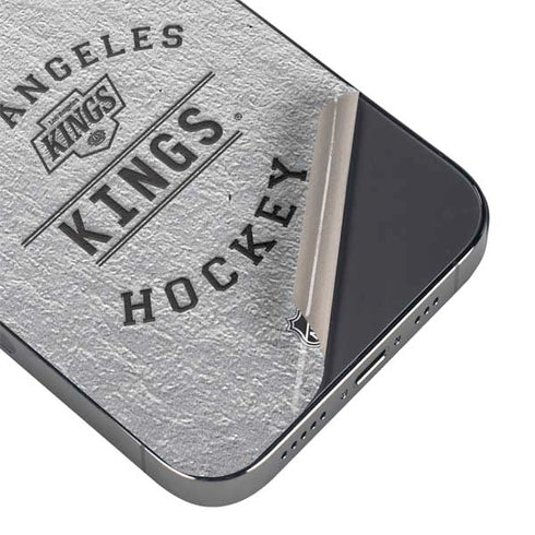 NHL Los Angeles Kings Black Text iPhone 14 Pro Skin