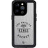 NHL Los Angeles Kings Black Text iPhone 14 Pro Waterproof Case