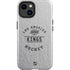 NHL Los Angeles Kings Black Text iPhone 15 Impact Case