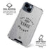 NHL Los Angeles Kings Black Text iPhone 15 Plus Clear Case