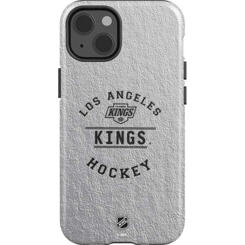 NHL Los Angeles Kings Black Text iPhone 15 Plus Impact Case