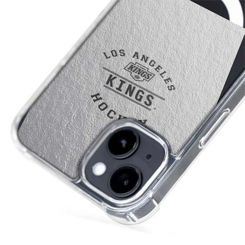 NHL Los Angeles Kings Black Text iPhone 15 Plus MagSafe Case