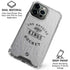 NHL Los Angeles Kings Black Text iPhone 15 Pro Clear Case