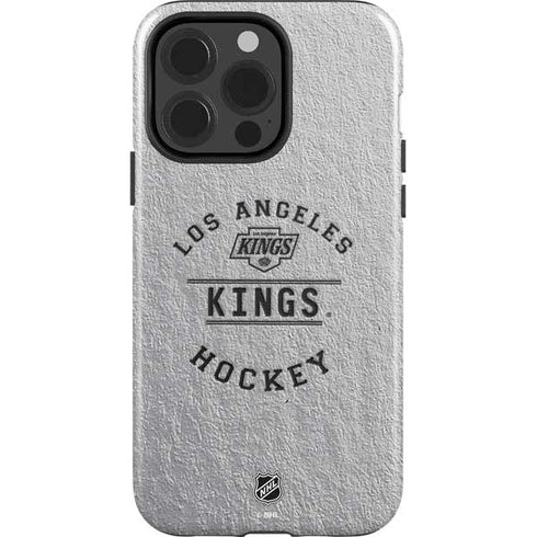 NHL Los Angeles Kings Black Text iPhone 15 Pro Impact Case