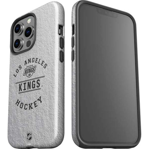 NHL Los Angeles Kings Black Text iPhone 15 Pro Impact Case