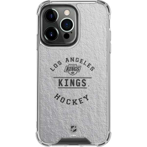 NHL Los Angeles Kings Black Text iPhone 15 Pro Max Clear Case