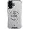 NHL Los Angeles Kings Black Text iPhone 16 Clear Case