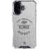 NHL Los Angeles Kings Black Text iPhone 16 Plus Clear Case