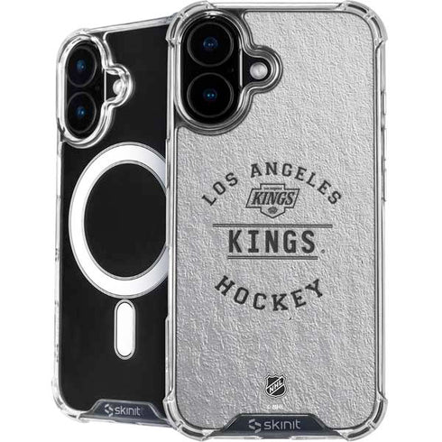 NHL Los Angeles Kings Black Text iPhone 16 Plus MagSafe Case