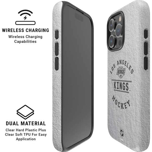 NHL Los Angeles Kings Black Text iPhone 16 Pro Max Magsafe Impact Case