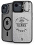 NHL Los Angeles Kings Black Text iPhone 16e Kickstand Case