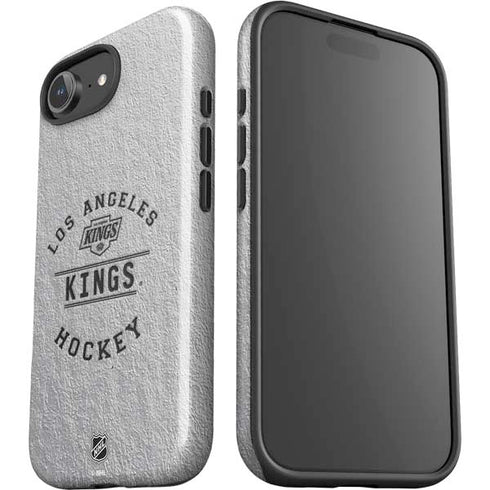 NHL Los Angeles Kings Black Text iPhone 16e Impact Case