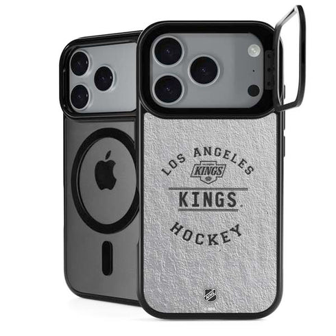 NHL Los Angeles Kings Black Text iPhone 18 Pro Kickstand Case
