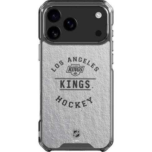 NHL Los Angeles Kings Black Text iPhone 18 Pro Max Clear Case