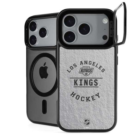 NHL Los Angeles Kings Black Text iPhone 18 Pro Max Kickstand Case