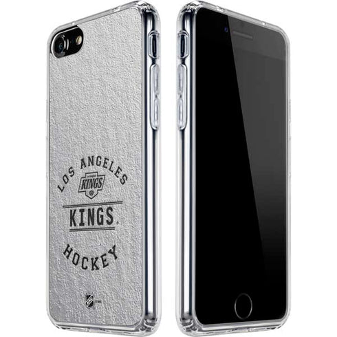 NHL Los Angeles Kings Black Text iPhone SE (2nd & 3rd Gen) Clear Case
