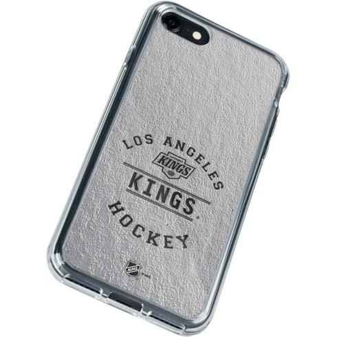 NHL Los Angeles Kings Black Text iPhone SE (2nd & 3rd Gen) Clear Case