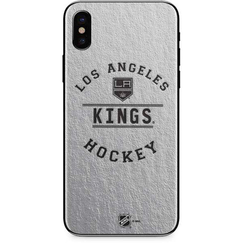 NHL Los Angeles Kings Black Text iPhone X Skin