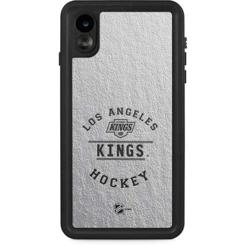 NHL Los Angeles Kings Black Text iPhone XR Waterproof Case