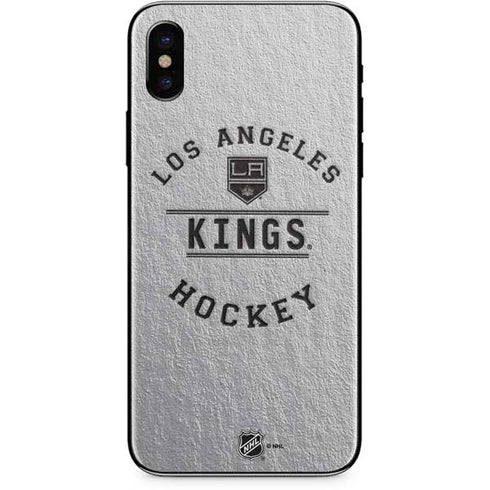 NHL Los Angeles Kings Black Text iPhone XS Skin
