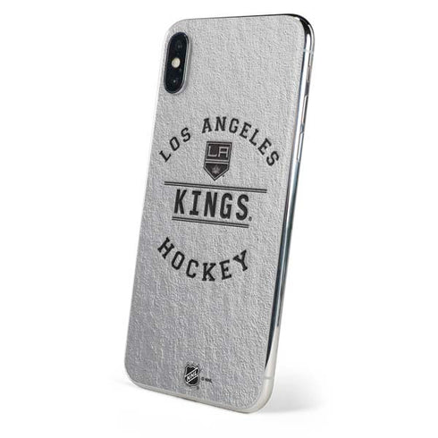 NHL Los Angeles Kings Black Text iPhone XS Skin