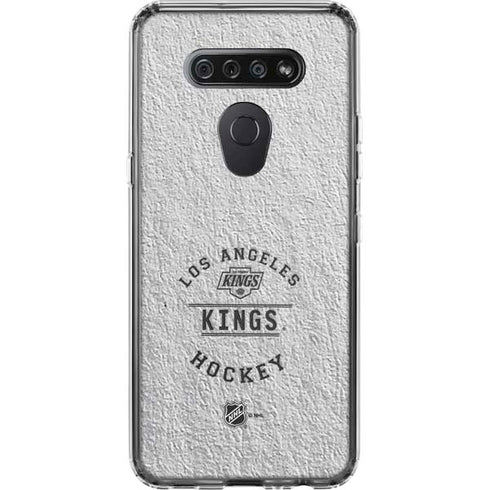 NHL Los Angeles Kings Black Text LG K51/Q51 Clear Case