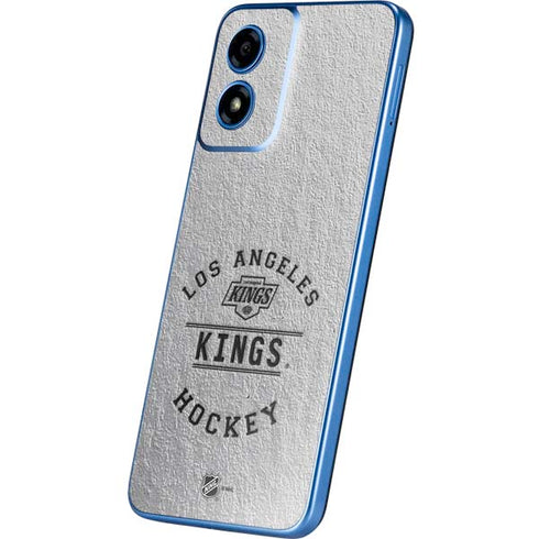 NHL Los Angeles Kings Black Text Moto G Play 4G (2024) Skin