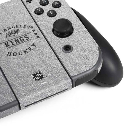 NHL Los Angeles Kings Black Text Nintendo Switch (2017-2021) Joy-Con Controller Skin