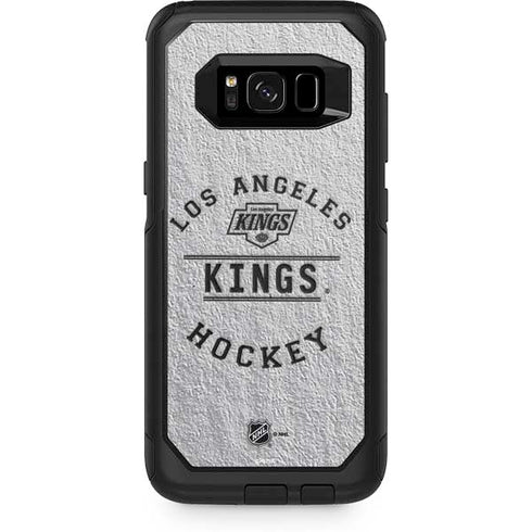 NHL Los Angeles Kings Black Text Otterbox Commuter Galaxy Skin