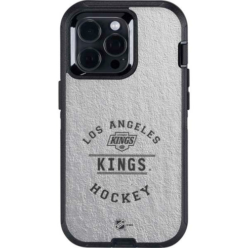 NHL Los Angeles Kings Black Text Otterbox Defender iPhone Skin