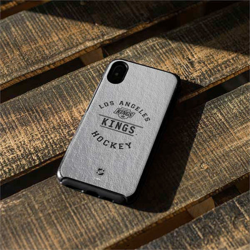 NHL Los Angeles Kings Black Text Otterbox Symmetry iPhone Skin