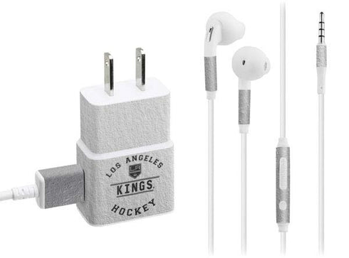 NHL Los Angeles Kings Black Text Phone Charger Skin