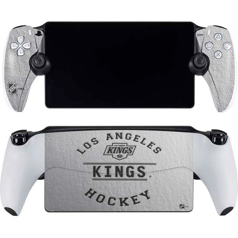 NHL Los Angeles Kings Black Text PlayStation Portal Remote Player Skin