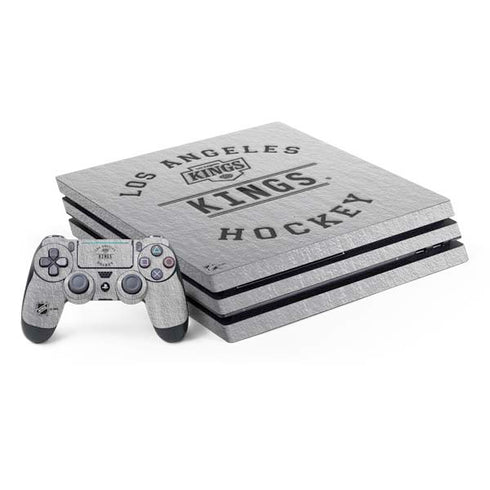 NHL Los Angeles Kings Black Text PlayStation PS4 Skins