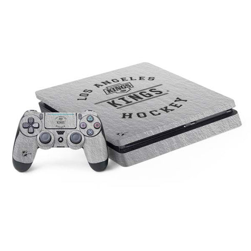 NHL Los Angeles Kings Black Text PS4 Slim Bundle Skin